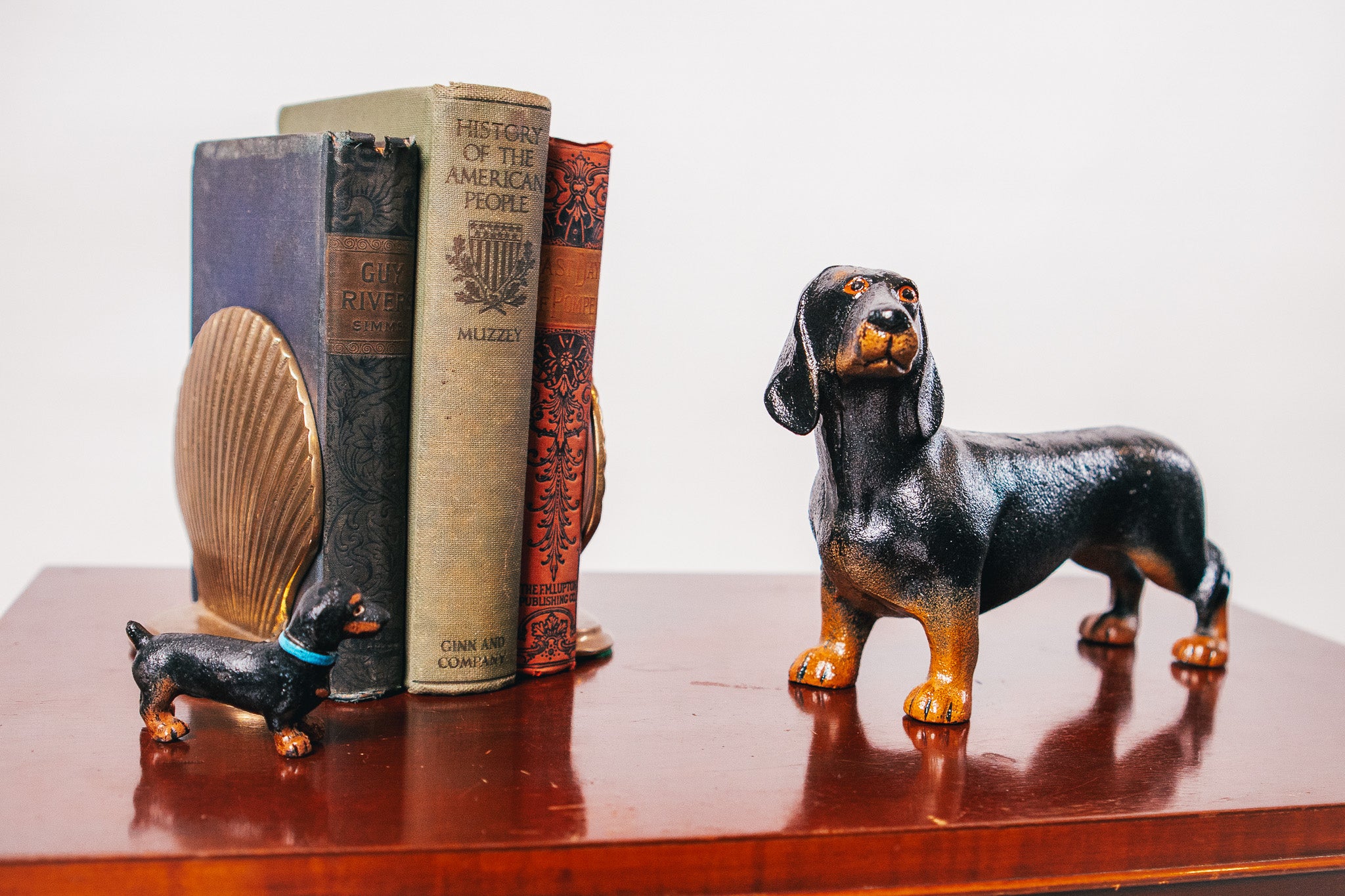 Vintage Cast Iron Dachshund Figurine