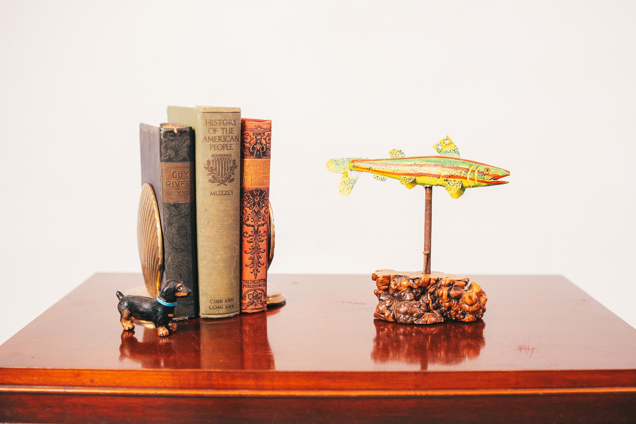 Metal Trout Mounted Decoy