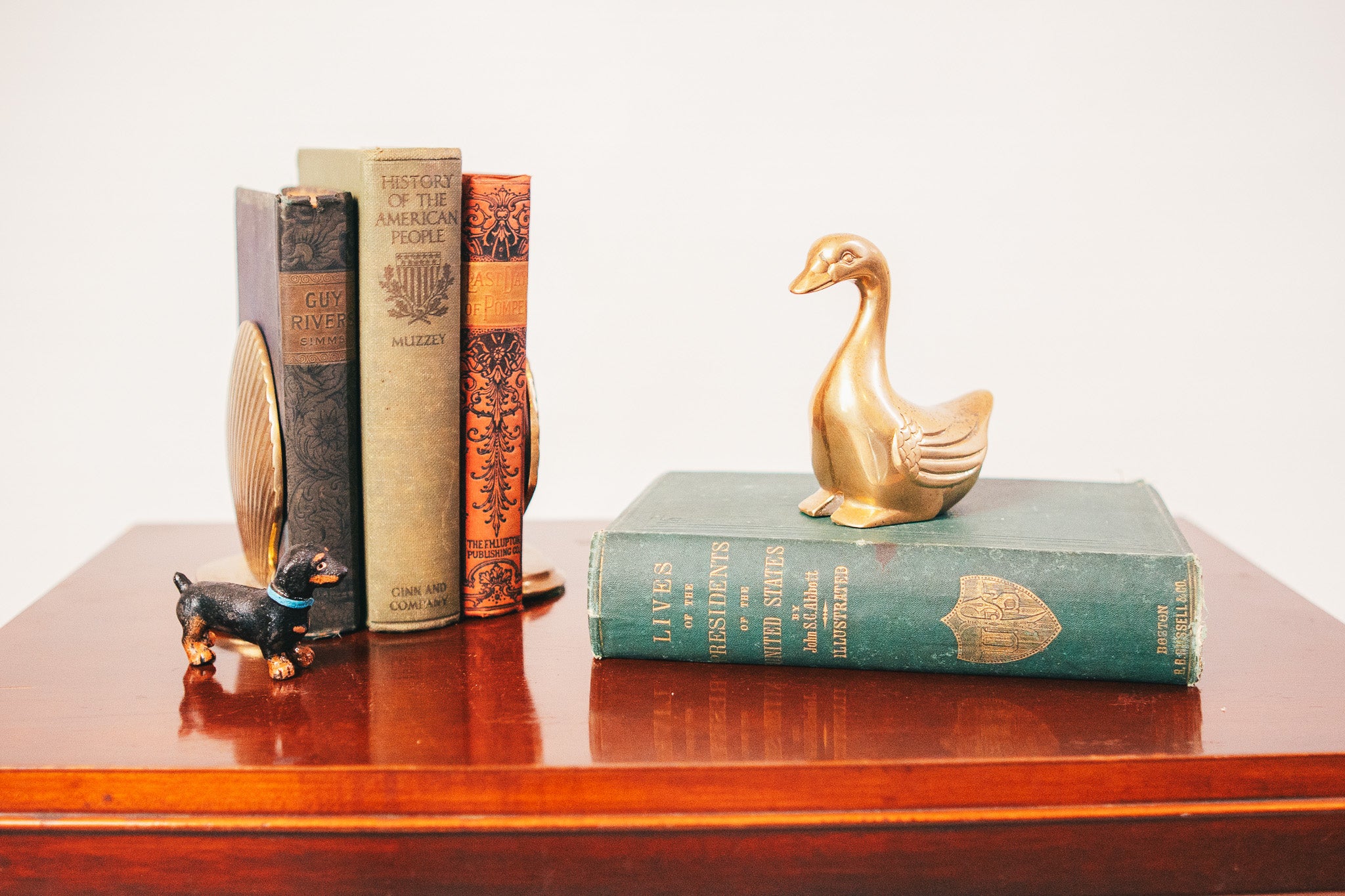 Mid-Century Brass Goose Figurine