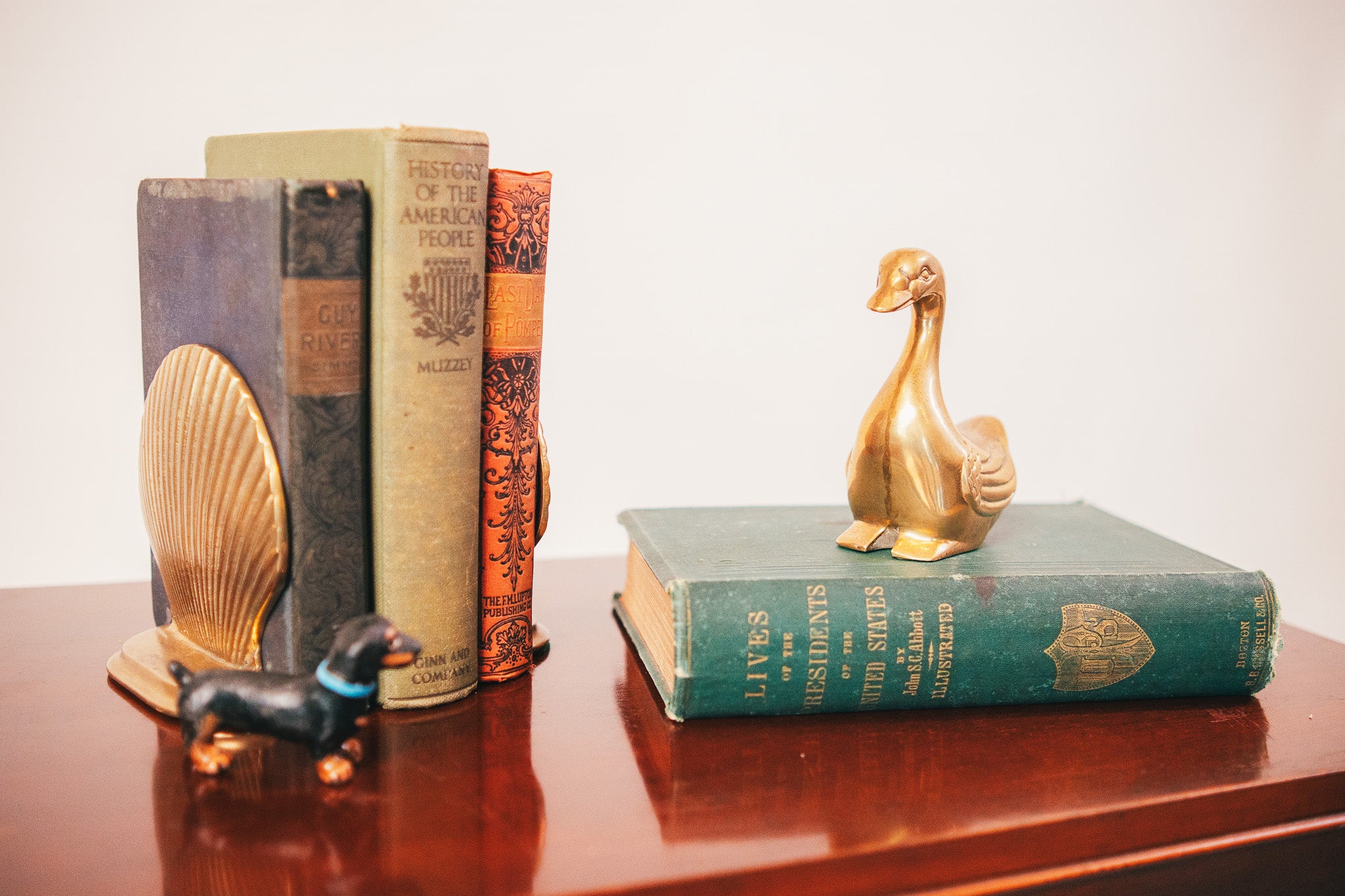 Mid-Century Brass Goose Figurine