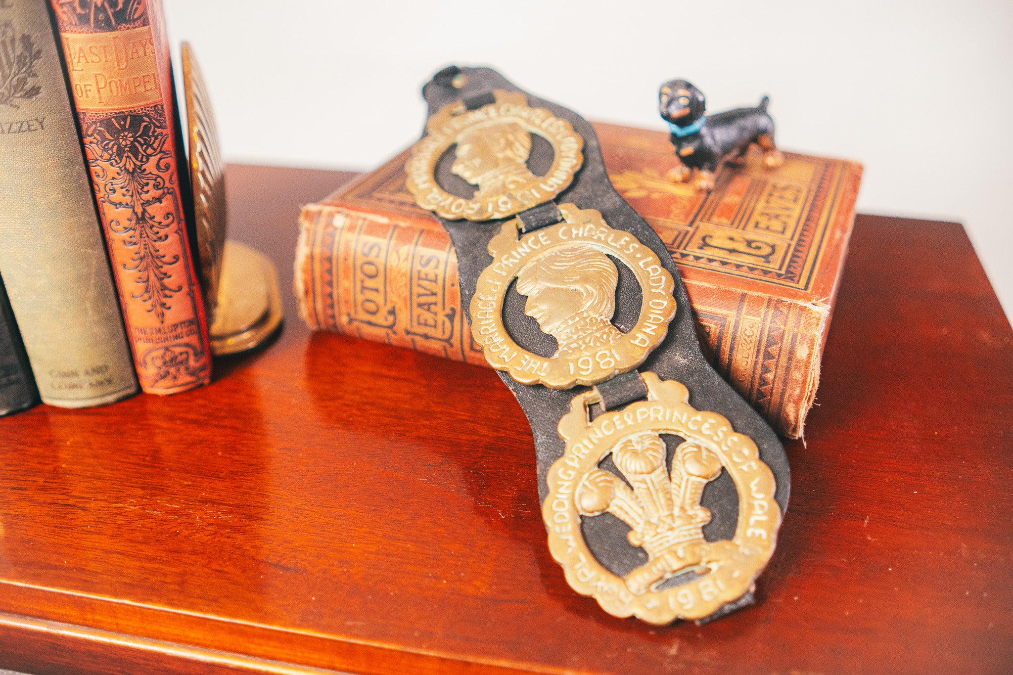 Horse Medallions Commemorating the Royal Wedding of Prince Charles & Lady Diana