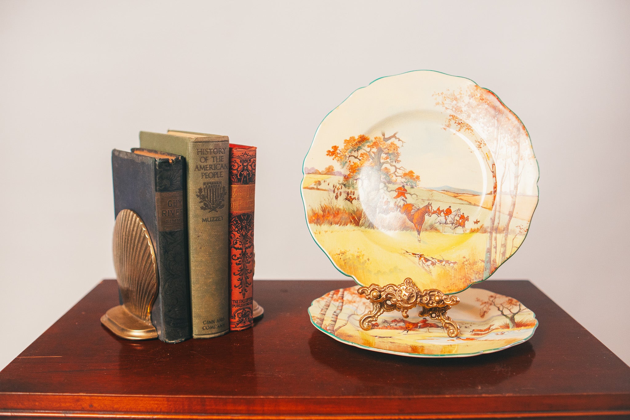 Royal Doulton Fox Hunting Series Ware Decorative Plates (set of two)