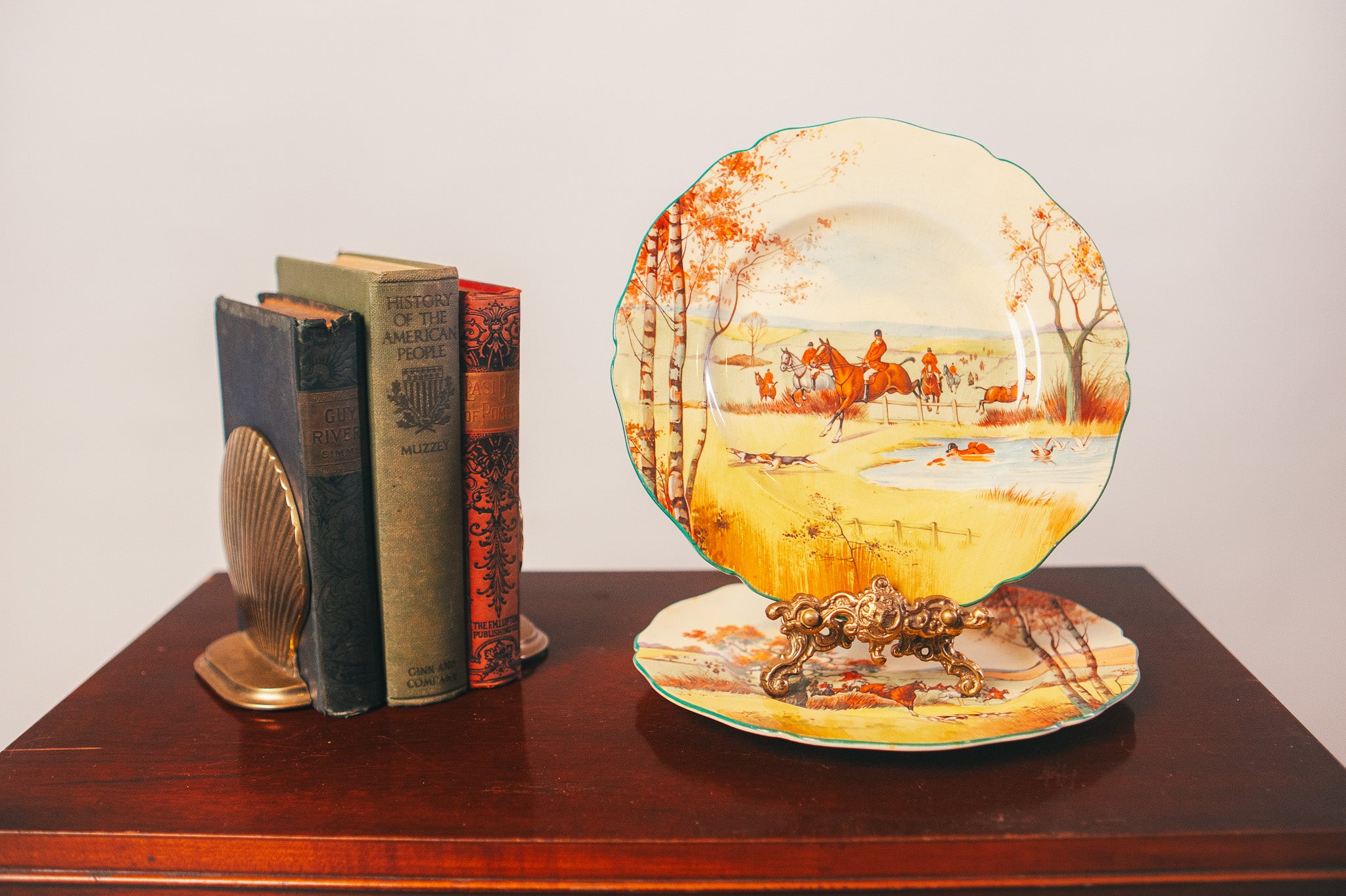 Royal Doulton Fox Hunting Series Ware Decorative Plates (set of two)