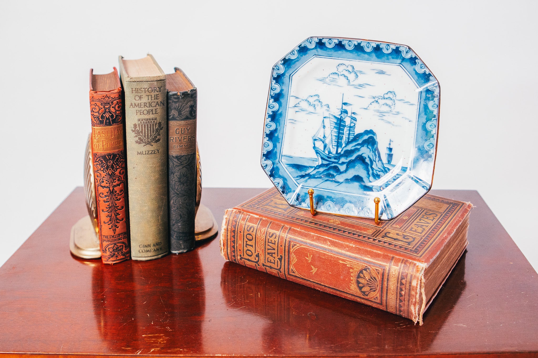 Cobalt Blue & White Andrea By Sadek Japanese Porcelain Plate