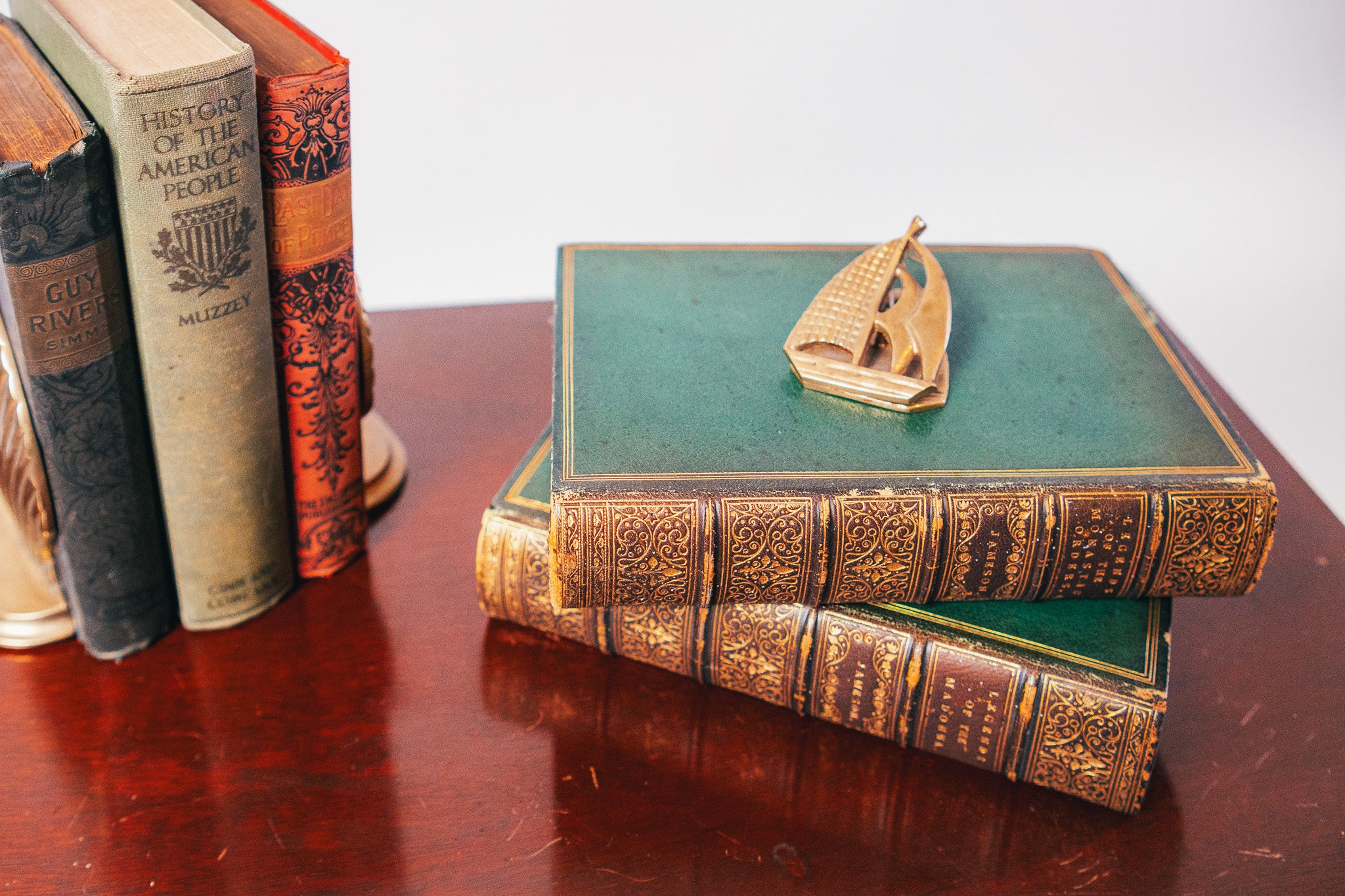 Vintage Sailboat Brass Clip