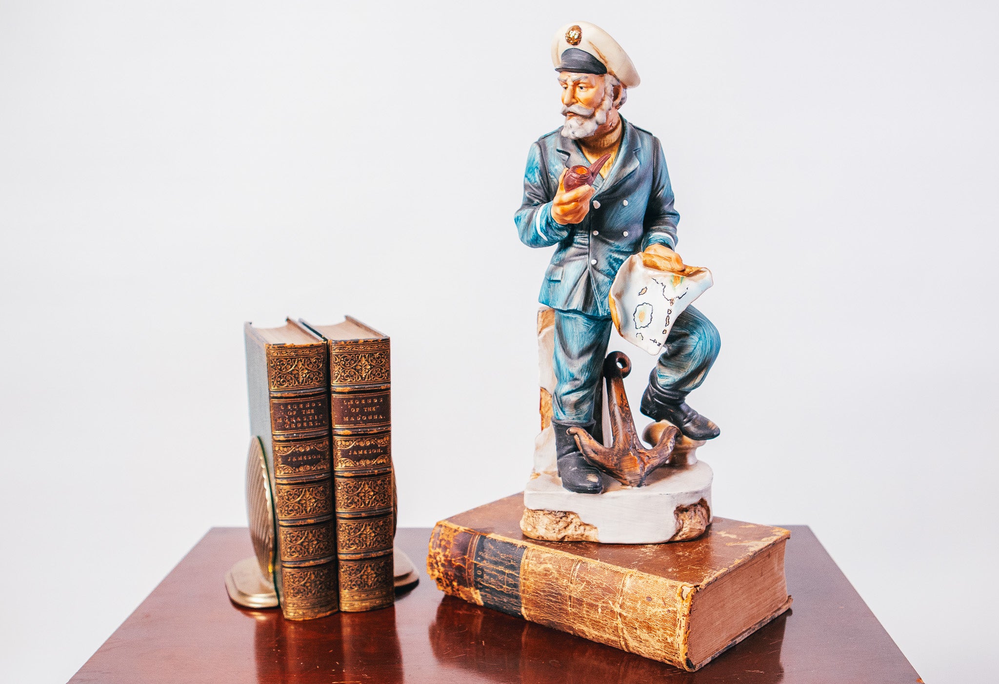 Nautical Sea Captain Porcelain Figurine β Made in Japan