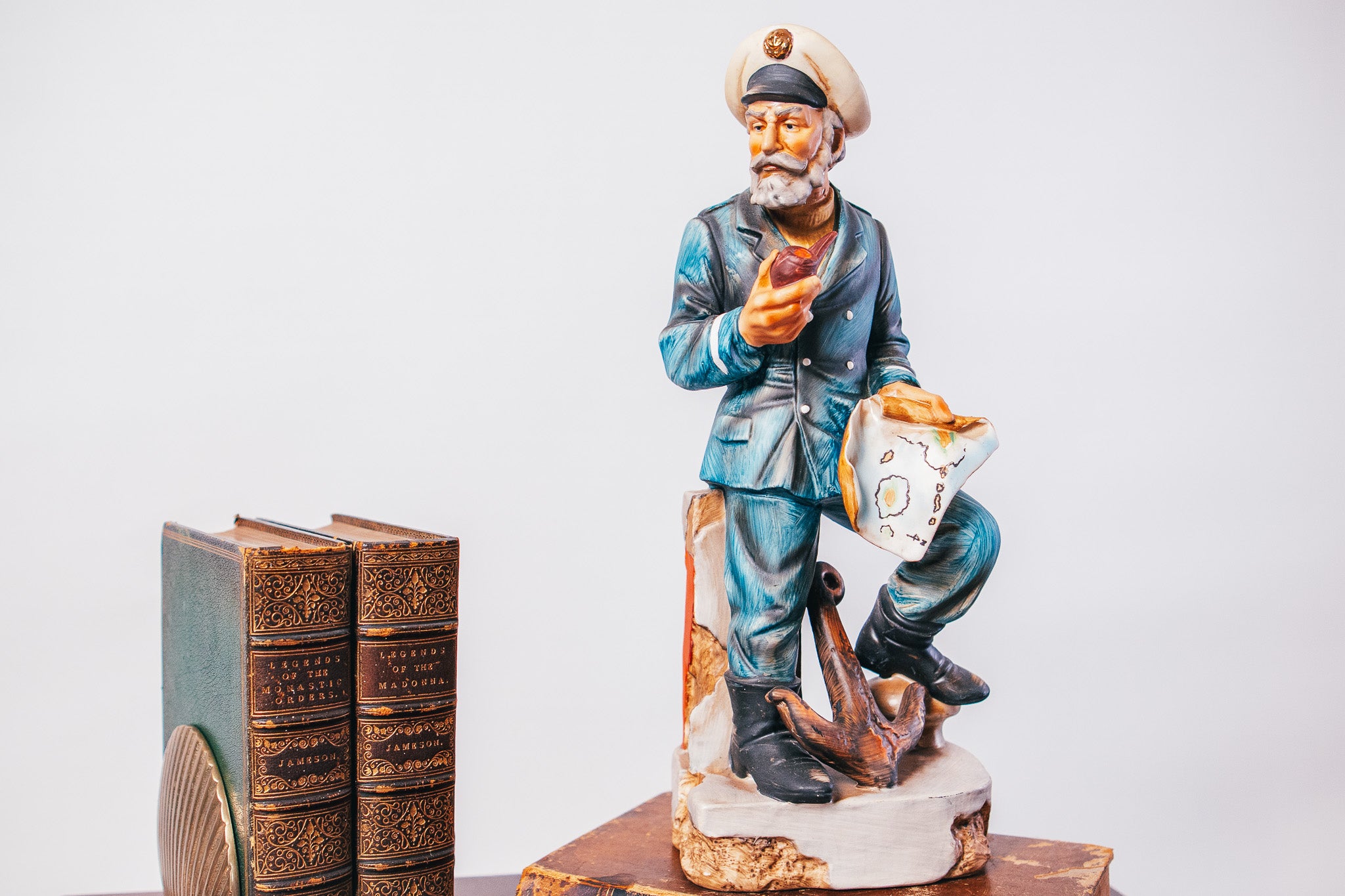 Nautical Sea Captain Porcelain Figurine β Made in Japan
