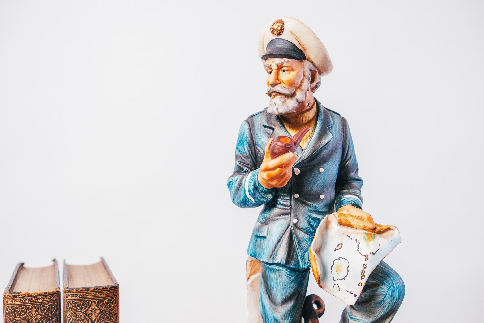 Nautical Sea Captain Porcelain Figurine – Made in Japan