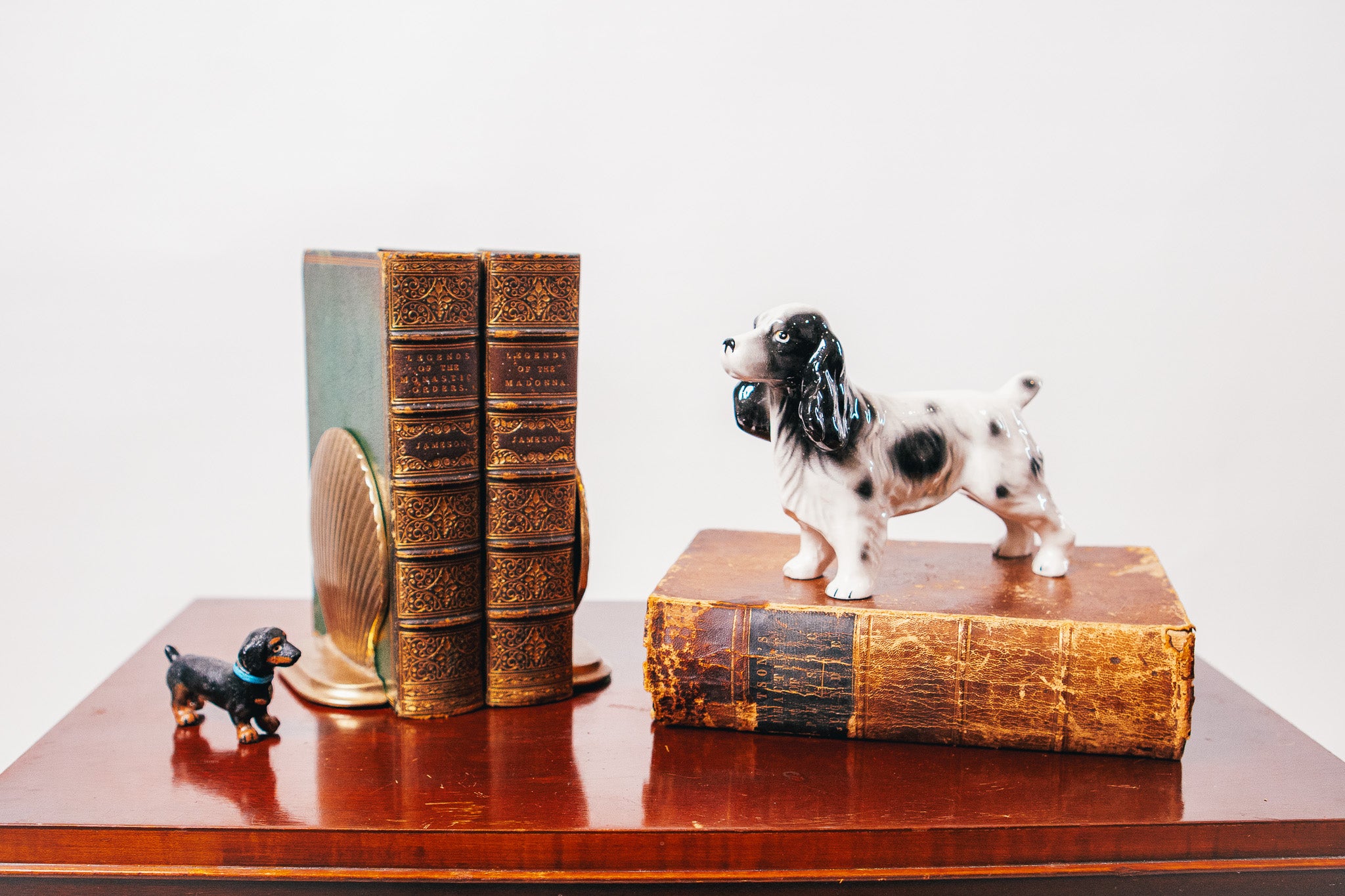 Lefton Cocker Spaniel Hand-Painted Ceramic Dog Figurine – Made in Japan