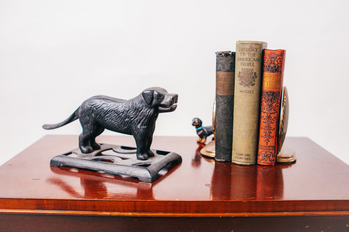 Vintage Cast Iron Labrador Nutcracker