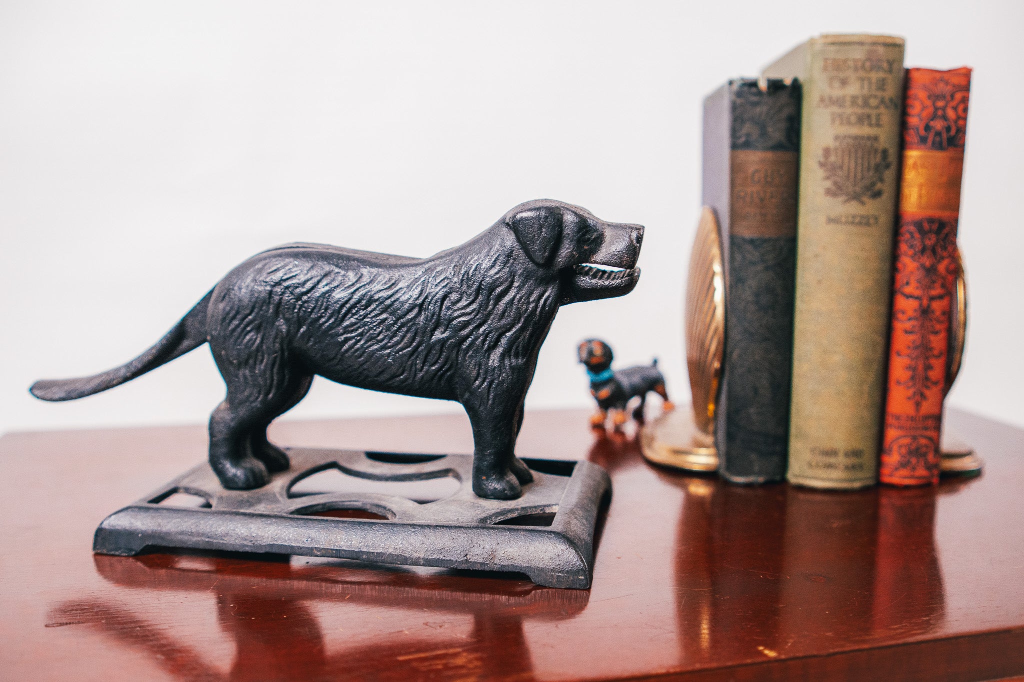 Vintage Cast Iron Labrador Nutcracker