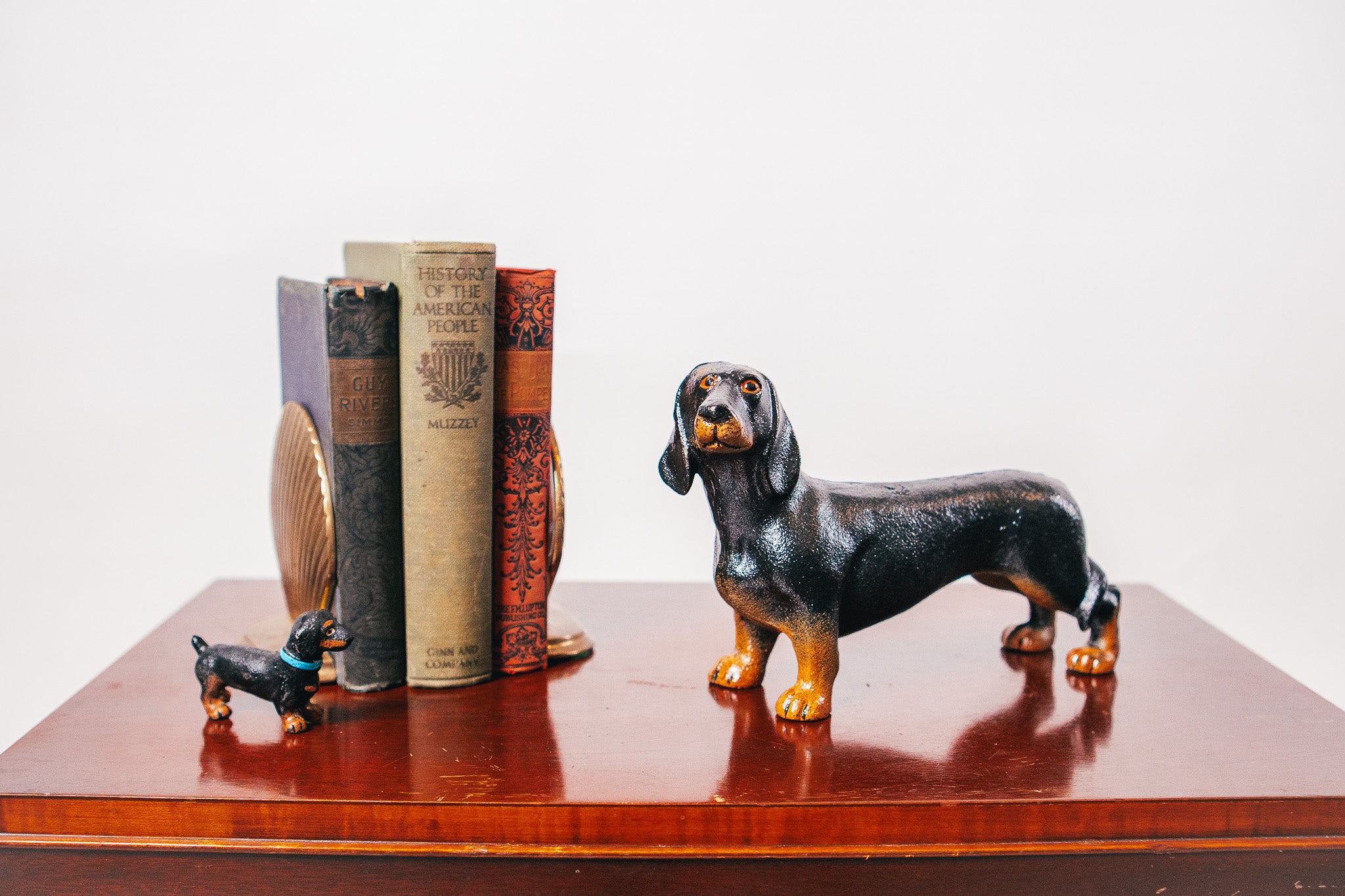 Vintage Cast Iron Dachshund Figurine