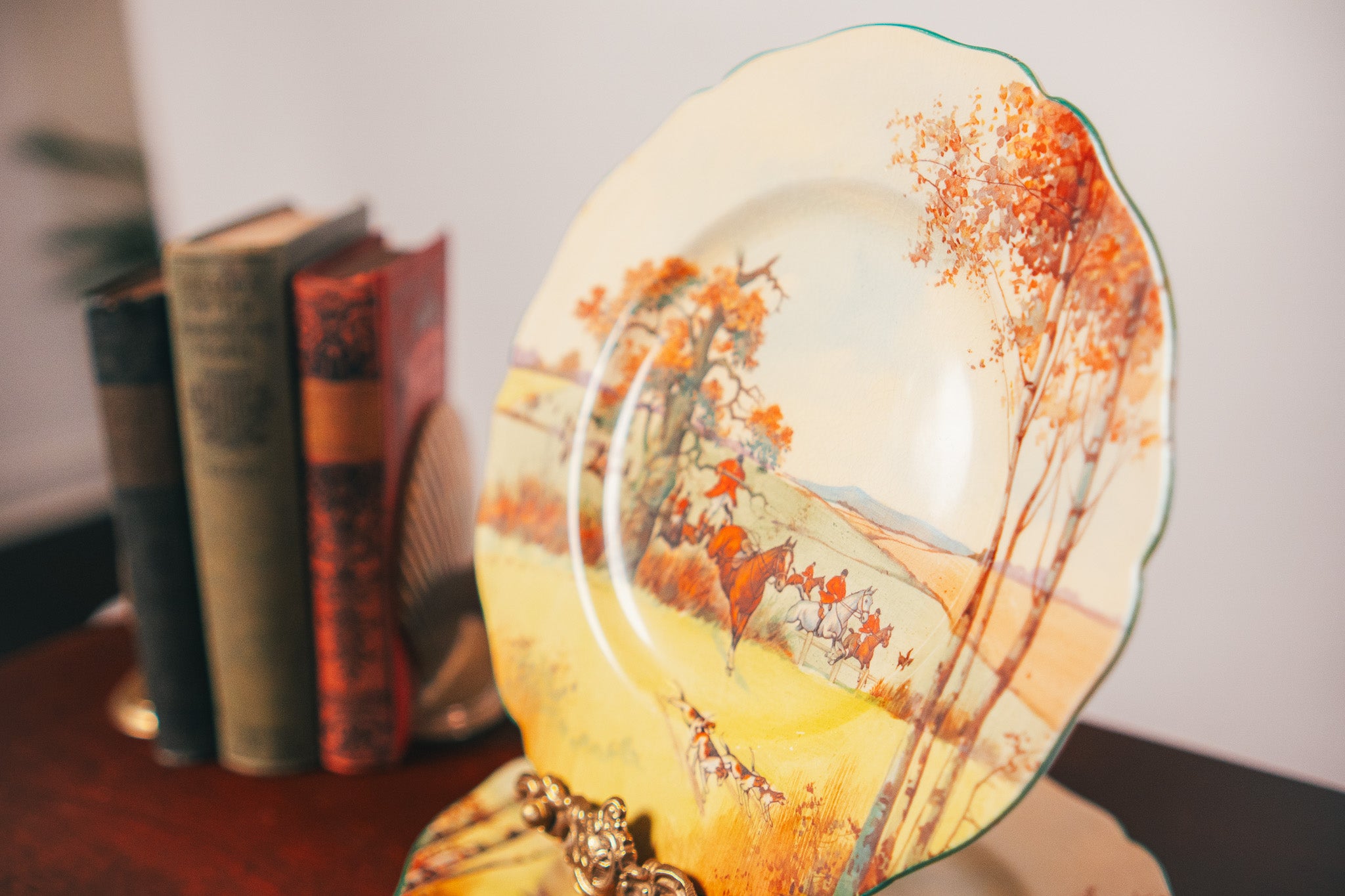 Royal Doulton Fox Hunting Series Ware Decorative Plates (set of two)