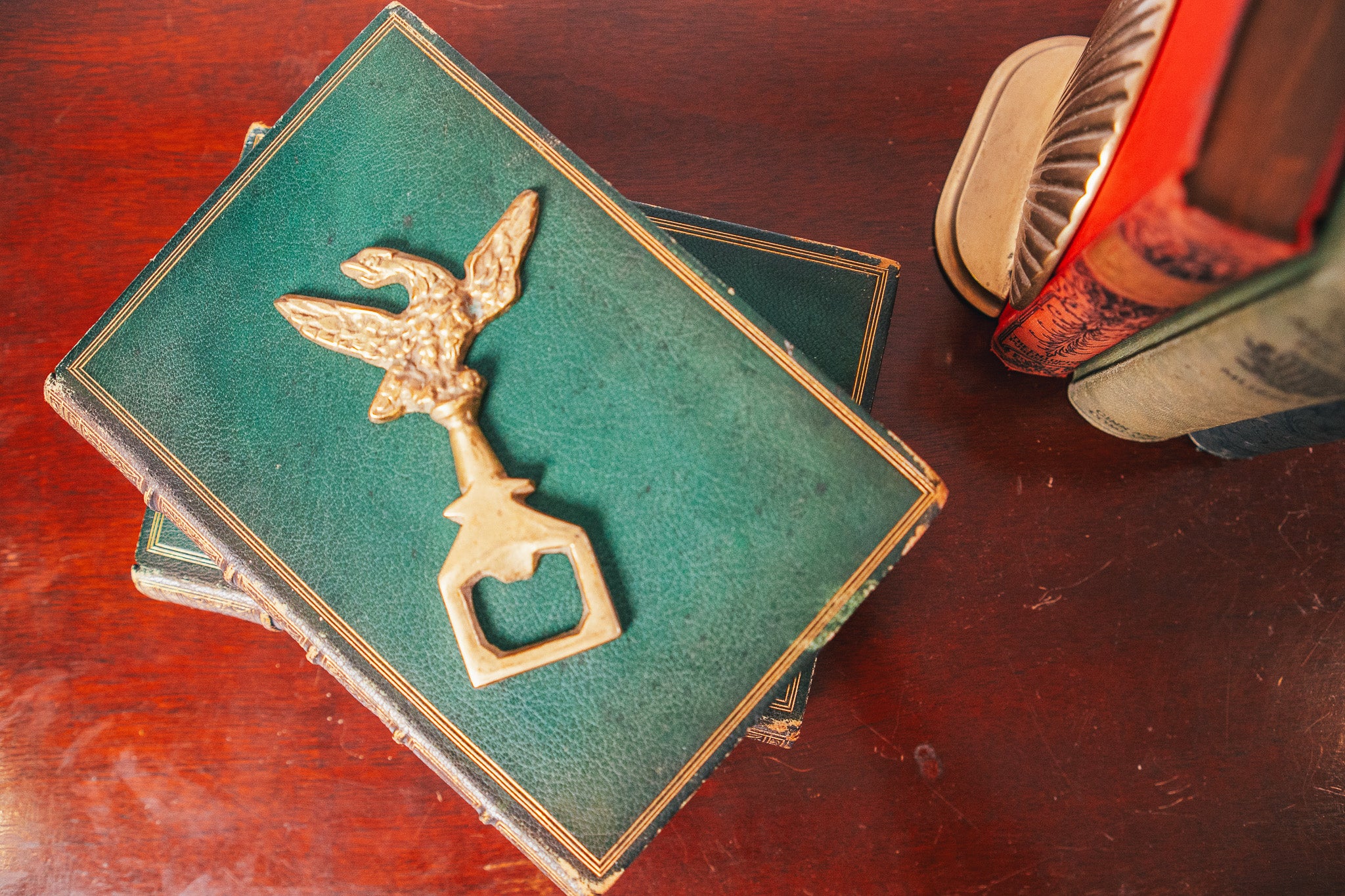 Collectible Vintage Brass American Eagle Bottle Opener