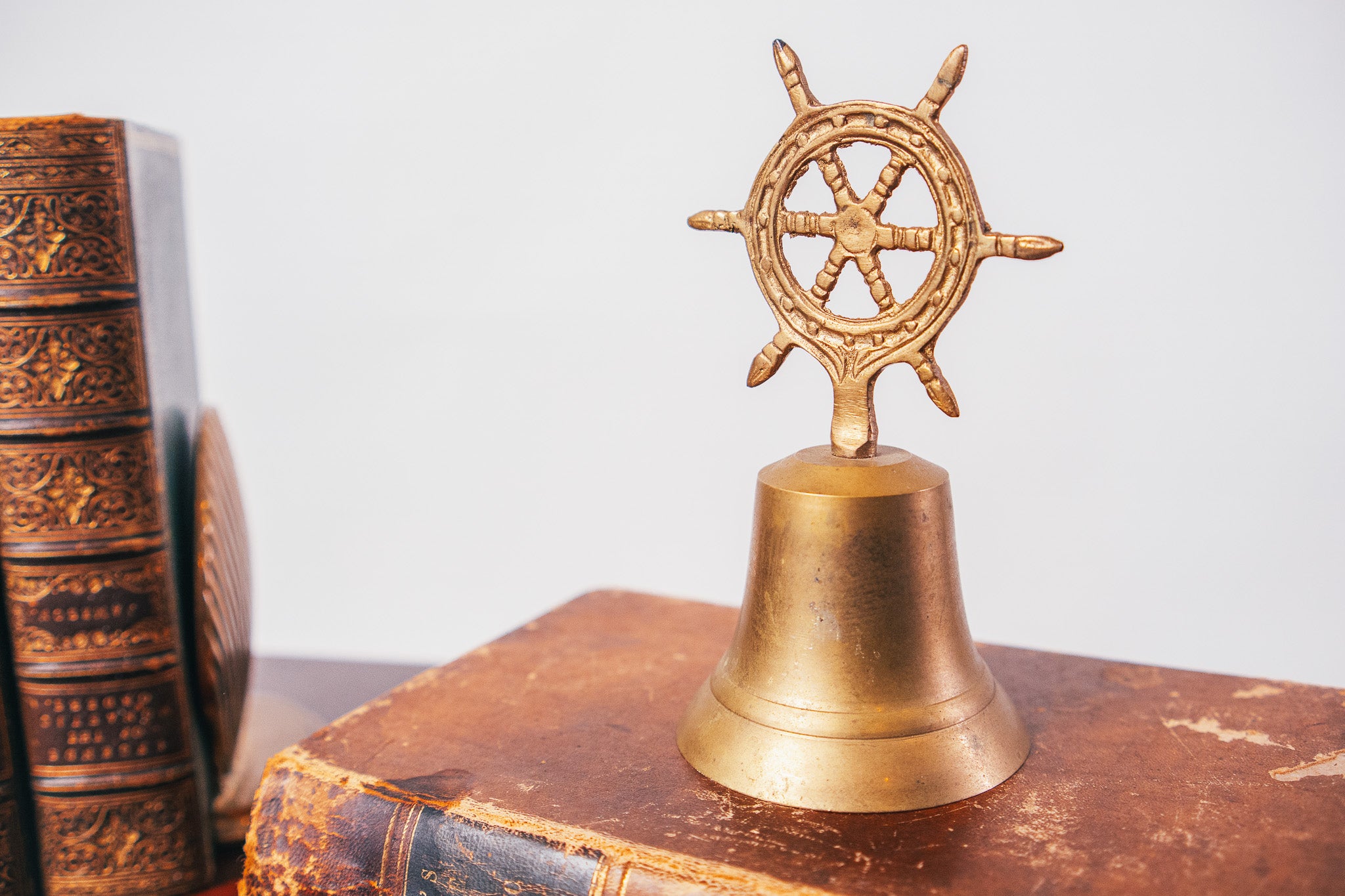Solid Brass Nautical Captains Call Bell