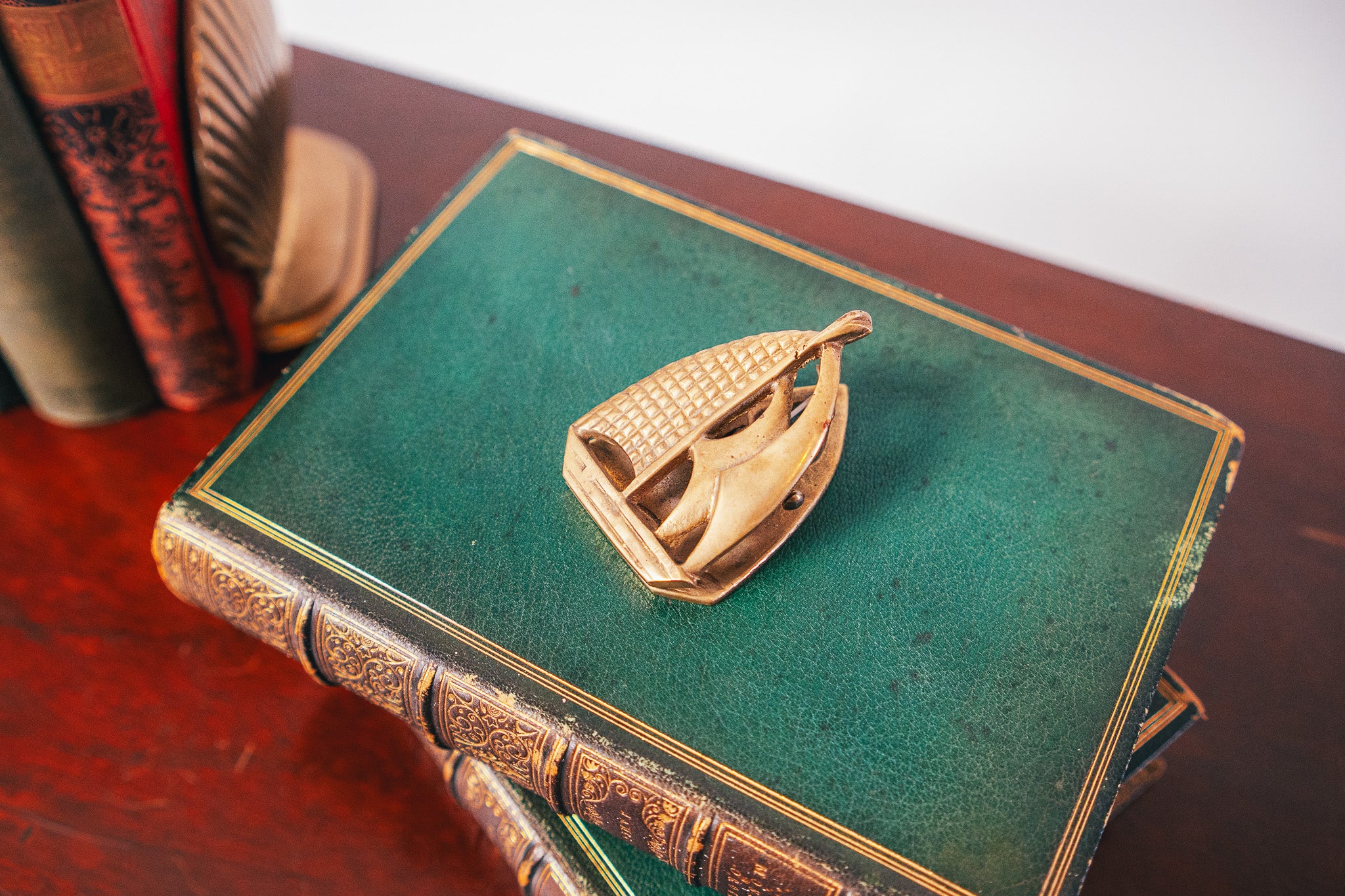 Vintage Sailboat Brass Clip
