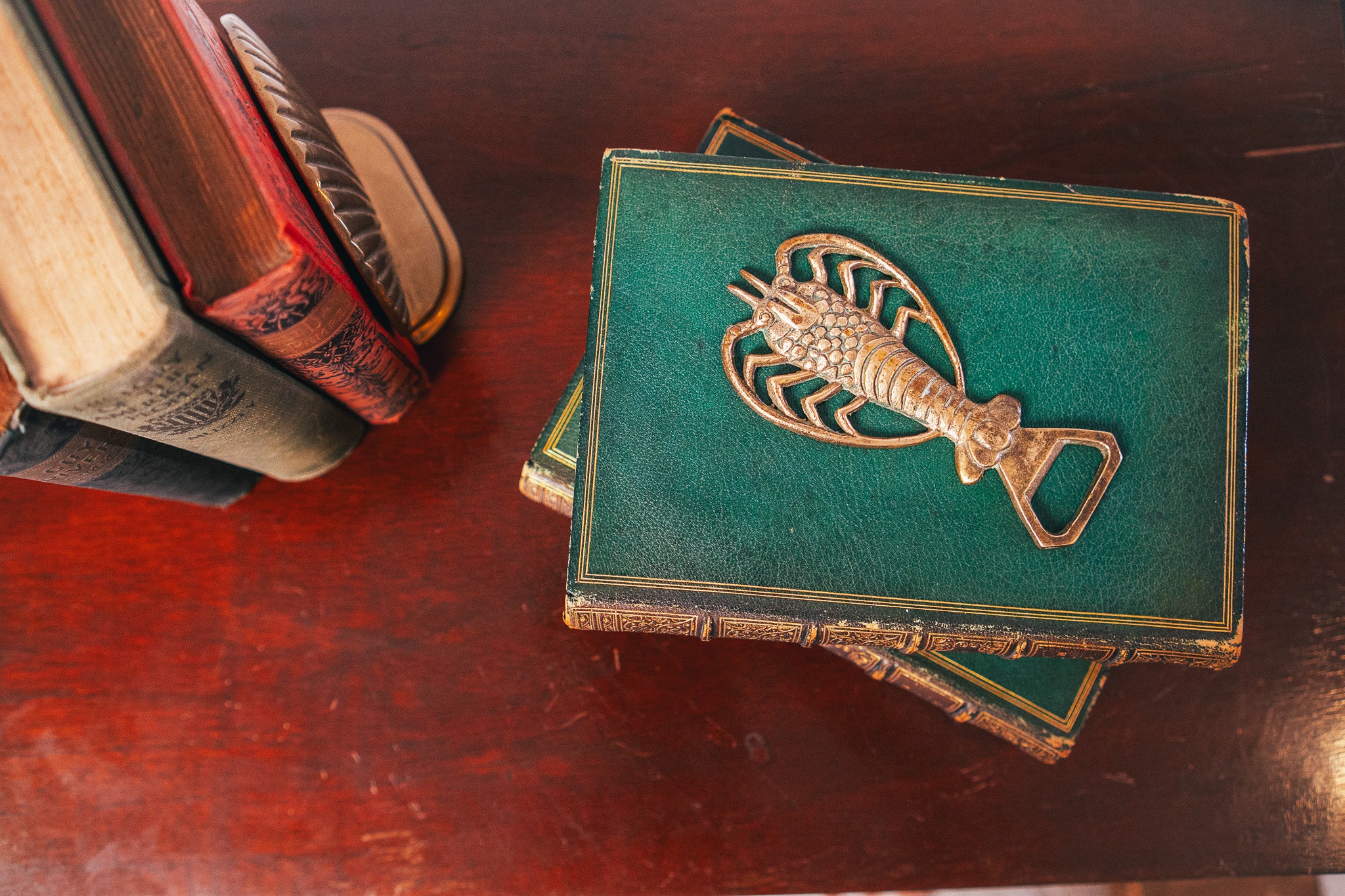 Vintage Lobster Solid Brass Bottle Opener
