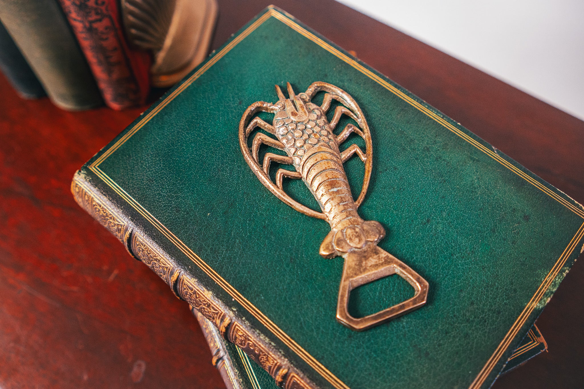 Vintage Lobster Solid Brass Bottle Opener