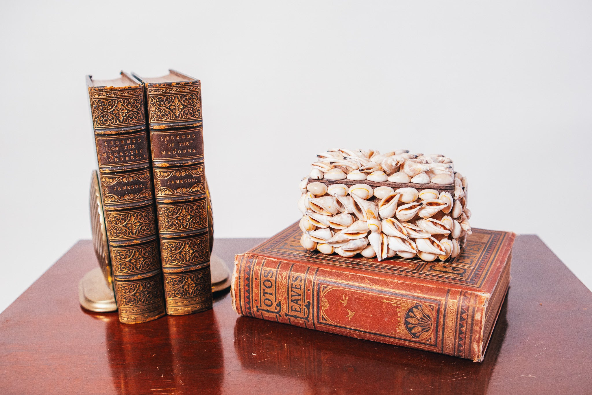 Vintage Coastal Seashell Trinket Jewelry Box
